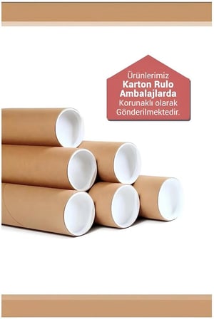 Uzay Temalı Dev Boyama Kağıdı 2,5 Metre Rulo Boyama Kağıdı - Çocuk Eğitici Boyama
