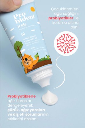 Probident Aktif Probiyotikli Üzüm Çekirdeği Özüt Ilaveli Doğal Şeftali Aromalı Kids Tanışma Paketi