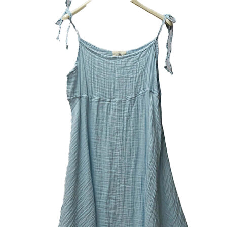 %100 Pamuk Müslin Nefes Alır Kadın Askılı Yazlık Gecelik Elbise Pijama – Rahat, Şık ve Çok Amaçlı