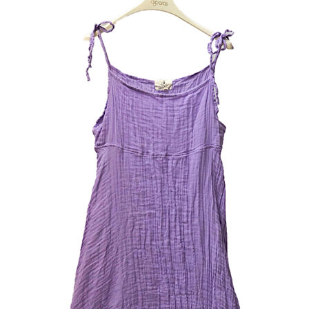 %100 Pamuk Müslin Nefes Alır Kadın Askılı Yazlık Gecelik Elbise Pijama – Rahat, Şık ve Çok Amaçlı