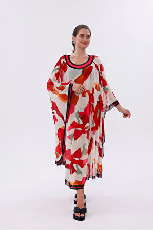 Kimono Pareo - Tesettür Pareo - Kemer Model 240x135 Cm