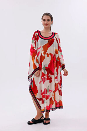 Kimono Pareo - Tesettür Pareo - Kemer Model 240x135 Cm