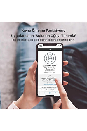 V-Tag Smart Akıllı Takip Cihazı (Apple Uyumlu)