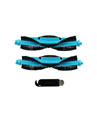 Viomi V3 Uyumlu Yedek Ana Fırça ve Temizleme Fırçası-3 Parça