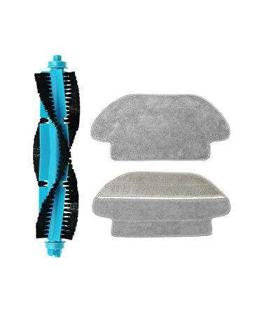 Viomi V3 Uyumlu Yedek Ana Fırça ve Mop-3 Parça