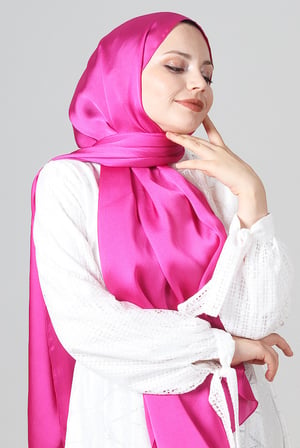 Harem Scarf Como Saten Şal V-36