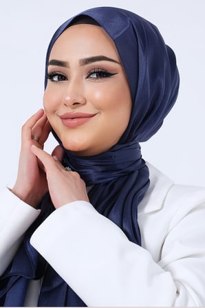 Harem Scarf Como Saten Şal V-4