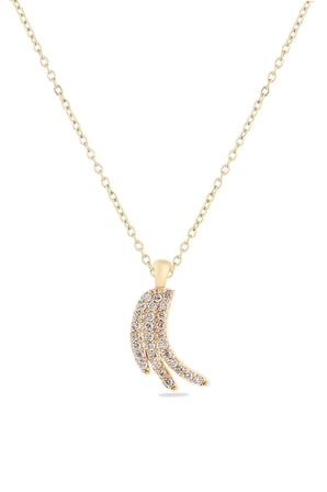 Zirkon Kolye GOLD 45 cm