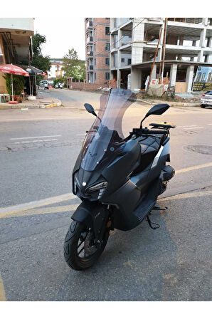 Yuki Vampire 125 Siperlik 125 Siperlik Ön Cam 2023-2025 Model 72cm Açıkfüme Renkli 4mm UZUN CAM