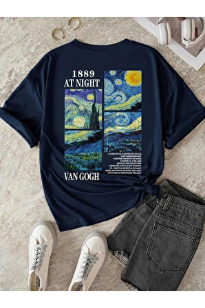 malkoçbey vangoh baskılı t-şhirt