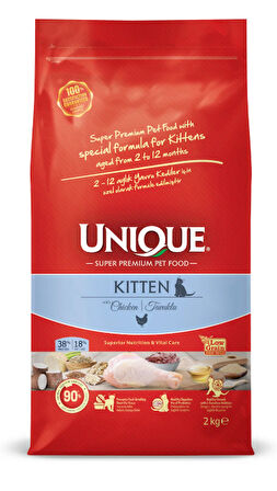 Unique Yavru Kedi Maması Tavuklu 2 kg