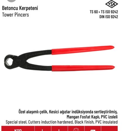 Kerpeten 280mm Betoncu