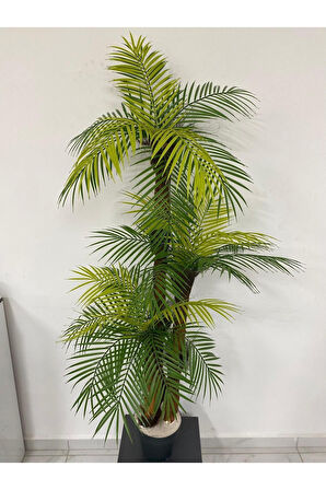 150 cm 3 Dallı 27 Yapraklı Yapay Ağaç Palmiye Areka