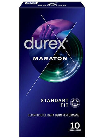 Durex Maraton Standart Fit Prezervatif 10'lu