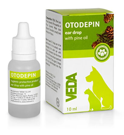 Veda Otodepin Köpek Kedi Kulak Damlası 10 ml