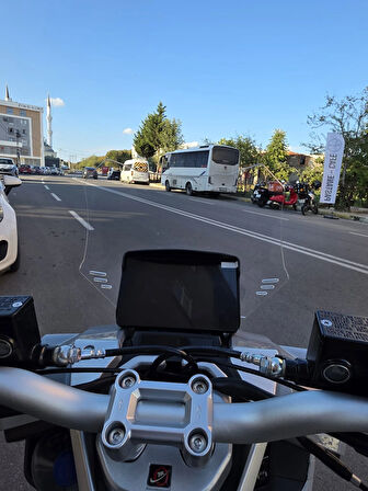 MOTOCAM RKS Veloce 150 Siperlik Ön Cam 2023-2025 Model 49cm Şeffaf Renkli 4mm SPOR CAM