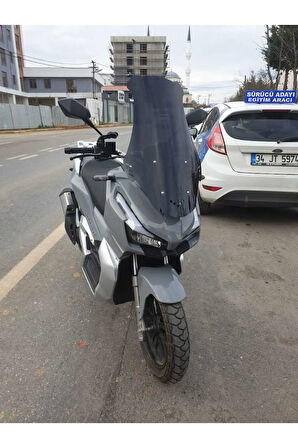 RKS Veloce 150 Siperlik Ön Cam 2023 2024 Model 75cm Siyah Renkli 4mm UZUN CAM