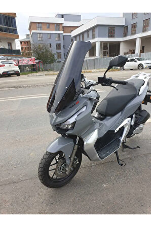 RKS Veloce 150 Siperlik Ön Cam 2023 2024 Model 75cm Siyah Renkli 4mm UZUN CAM