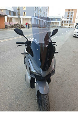 RKS Veloce 150 Siperlik Ön Cam 2023 2024 Model 78cm Açıkfüme Renkli 4mm UZUN CAM