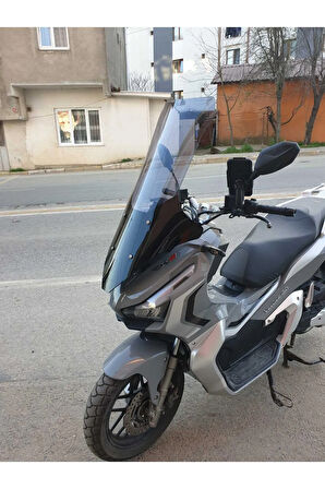 RKS Veloce 150 Siperlik Ön Cam 2023 2024 Model 78cm Açıkfüme Renkli 4mm UZUN CAM