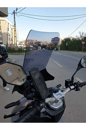 RKS Veloce 150 Siperlik Ön Cam 2023 2024 Model 78cm Açıkfüme Renkli 4mm UZUN CAM