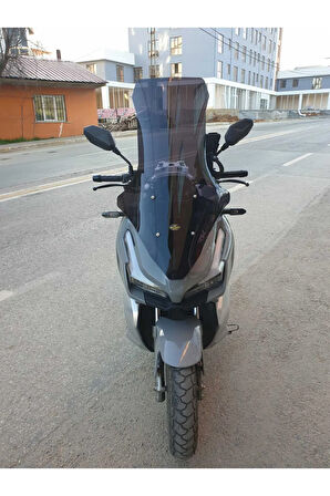 RKS Veloce 150 Siperlik Ön Cam 2023 2024 Model 78cm Siyah Renkli 4mm UZUN CAM