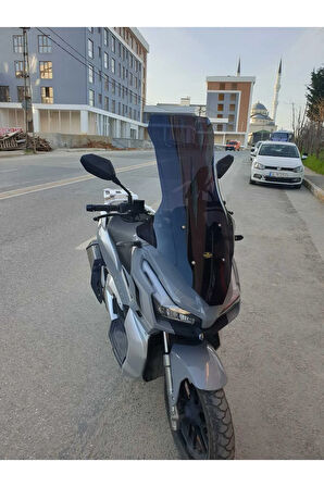 RKS Veloce 150 Siperlik Ön Cam 2023 2024 Model 78cm Siyah Renkli 4mm UZUN CAM