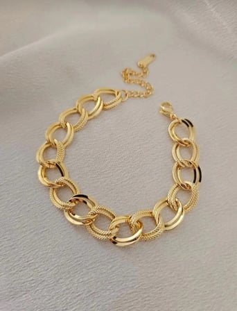 Gold Renk Uzay Yolu Çelik Bileklik