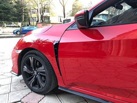 Ford Sierra Çamurluk Venti Piano Black (2 Adet)