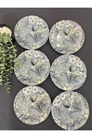 Miracle Flower Serisi 6'lı Pasta Tabağı