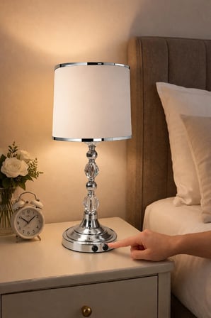 Şarj Edilebilir Pilli Led Dekoratif Masa Abajuru Gece Lambası