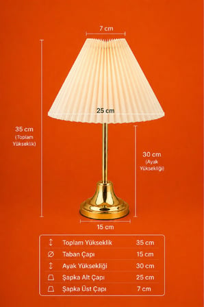pileli metal masa abajuru gece lambası yatak odası lambası modern dekoratif abajur
