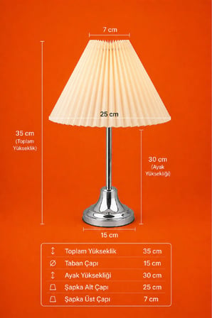 pileli metal masa abajuru gece lambası yatak odası lambası modern dekoratif abajur