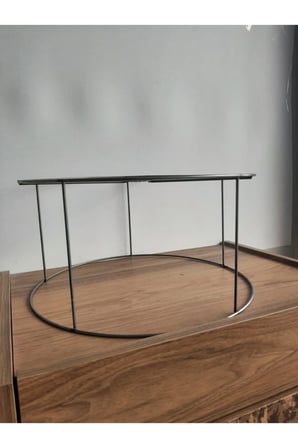 Abajur Ve Lambader Teli Çemberi 40 Cm Çap 20 Cm Yükseklik Büyük Boy