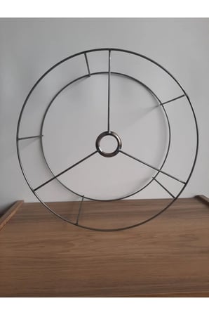 Abajur Ve Lambader Teli Çemberi 40 Cm Çap 20 Cm Yükseklik Büyük Boy