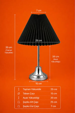 pileli metal masa abajuru gece lambası yatak odası lambası modern dekoratif abajur