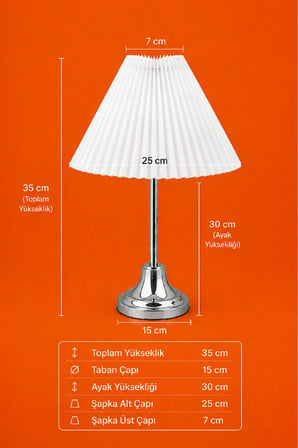 pileli metal masa abajuru gece lambası yatak odası lambası modern dekoratif abajur