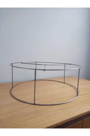 Abajur Ve Lambader Teli Çemberi 40 Cm Çap 15 Cm Yükseklik