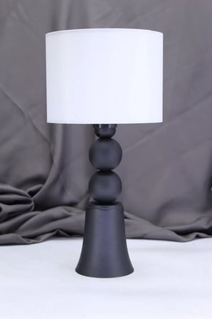 Kumaş Başlık Metal Ayaklı Masa ,Yatak Başı,Gece Lambası ,Komodin Üstü Abajuru