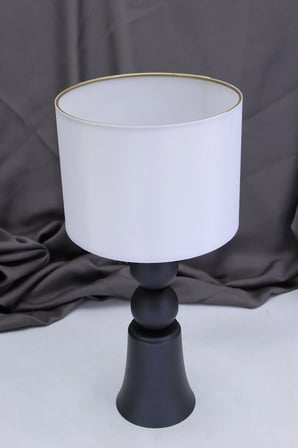 Kumaş Başlık Metal Ayaklı Masa ,Yatak Başı,Gece Lambası ,Komodin Üstü Abajuru