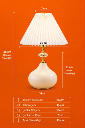 pileli elips masa abajuru gece lambası yak aodası lambası modern dekoratif abajur