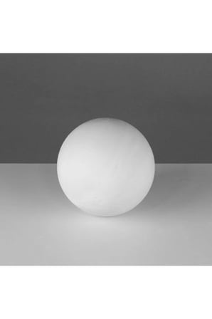 BEYAZ RENKLİ KAR TOPO GLOP CAM HAKİKİ CAM 15EN : 15YÜK : 7,5CM AĞIZ