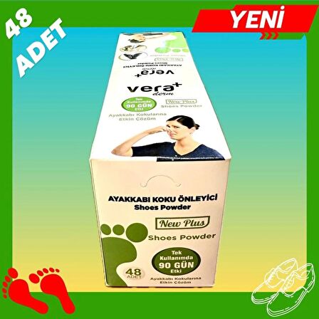 Vera Derm 48 Adet Standlı Ayak Ve Ayakkabı Koku Önleyici Toz