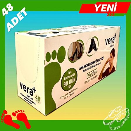 Vera Derm 48 Adet Standlı Ayak Ve Ayakkabı Koku Önleyici Toz