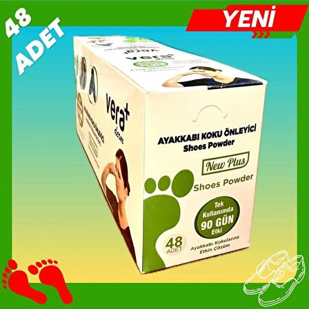 Vera Derm 48 Adet Standlı Ayak Ve Ayakkabı Koku Önleyici Toz