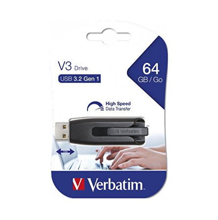 64 GB VERBATIM 3.2 STORE N GO V3 USB BELLEK