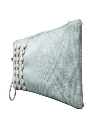 El Yapımı Boncuk İşlemeli Kadın Portföy Clutch El Çantası