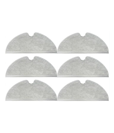 Vestel V-Bot Pro B Yüksek Kaliteli Mop (6 Adet Tam Yüzey Mikrofiber ve Kalın)