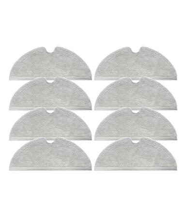 Vestel V-Bot Pro S Yüksek Kaliteli Mop (8 Adet Tam Yüzey Mikrofiber ve Kalın)