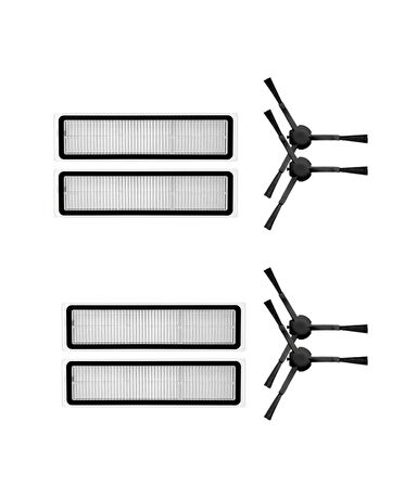 Vestel V-Bot Pro S Yedek Hepa Filtre ve Yan Fırça (8 Parça)